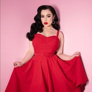 Vixen by Micheline Pitt Maneater Dress XL no belt